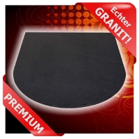 Funkenschutzplatte Rundbogen Granit F01 - 100 x 120 cm