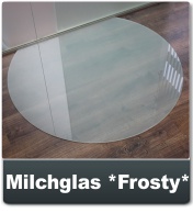 Funkenschutzplatte Milchglas
