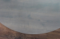 Preview: Kreis *Frosty* 100x100cm - Funkenschutzplatte Milchglas Kaminbodenplatte Glasplatte