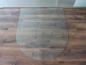 Preview: Rundbogen 100x110cm - Funkenschutzplatte Kaminbodenplatte Glasplatte
