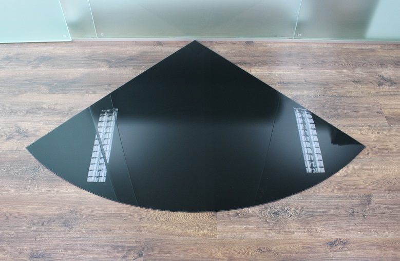 Quadrat 110x110cm Funkenschutzplatte Kaminbodenplatte Glasplatte 