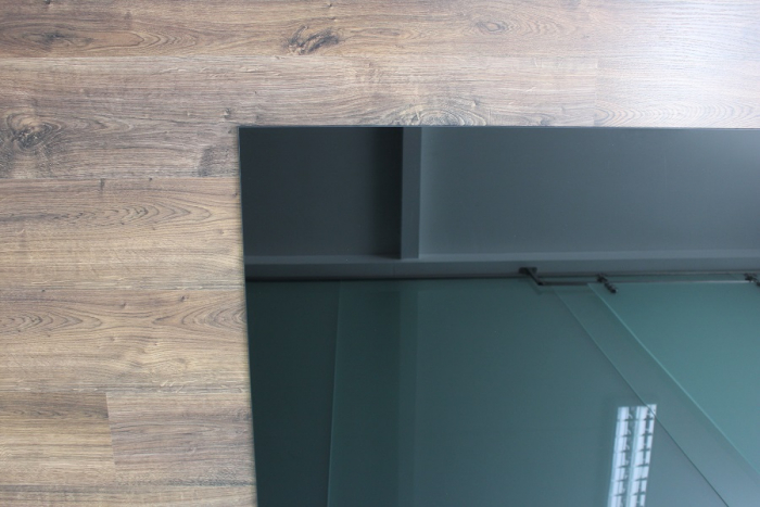 100x40cm Glas schwarz - Echtglas Küchenrückwand Spritzschutz Fliesenspiegel Glasplatte Rückwand