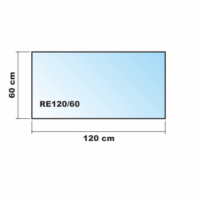 120x60cm Glas weiß - Echtglas Küchenrückwand Spritzschutz Fliesenspiegel Glasplatte Rückwand