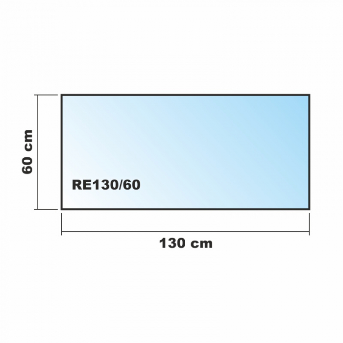 130x60cm Glas weiß - Echtglas Küchenrückwand Spritzschutz Fliesenspiegel Glasplatte Rückwand