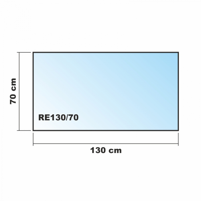 130x70cm Glas weiß - Echtglas Küchenrückwand Spritzschutz Fliesenspiegel Glasplatte Rückwand