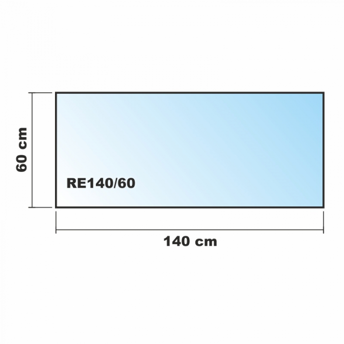 140x60cm Glas weiß - Echtglas Küchenrückwand Spritzschutz Fliesenspiegel Glasplatte Rückwand