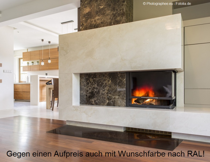 Saisonplatte Rechteck *Frosty* 110x70cm - Kamin-Vorlegeplatte Milchglas Funkenschutzplatte Kaminbodenplatte Glasplatte
