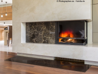 Saisonplatte Rechteck schwarz 100x40cm Glas - Kamin-Vorlegeplatte Funkenschutzplatte Kaminbodenplatte Glasplatte