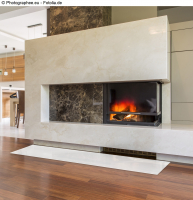 Saisonplatte Rechteck 110x50cm Glas weiß - Kamin-Vorlegeplatte Funkenschutzplatte Kaminbodenplatte Glasplatte